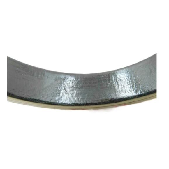 Vintage Hand Painted Wood Bangle Bracelets, Set of 5 - Picture 4 of 10